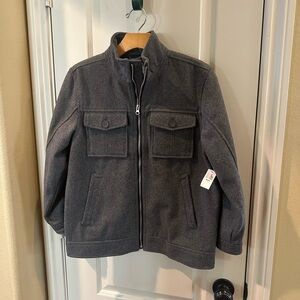 Old Navy Kids Charcoal Pea Coat